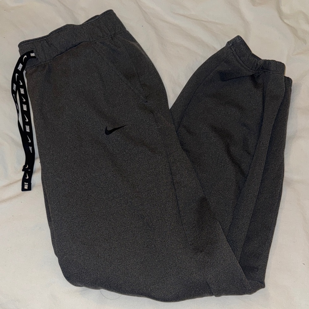 Nike Charcoal Joggers with Black Accents